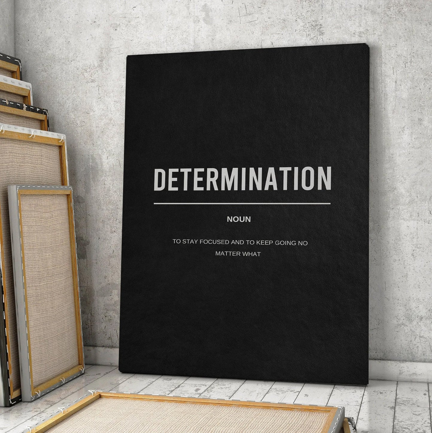 Grit, Determination And Success Canvas Bundle