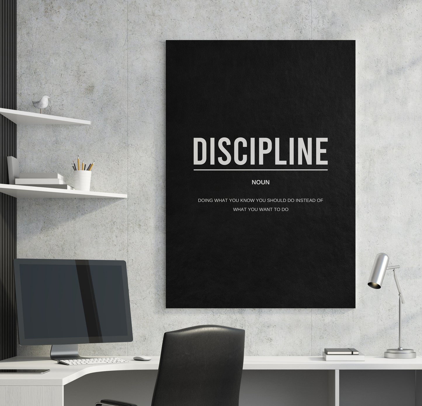 Discipline Noun Canvas