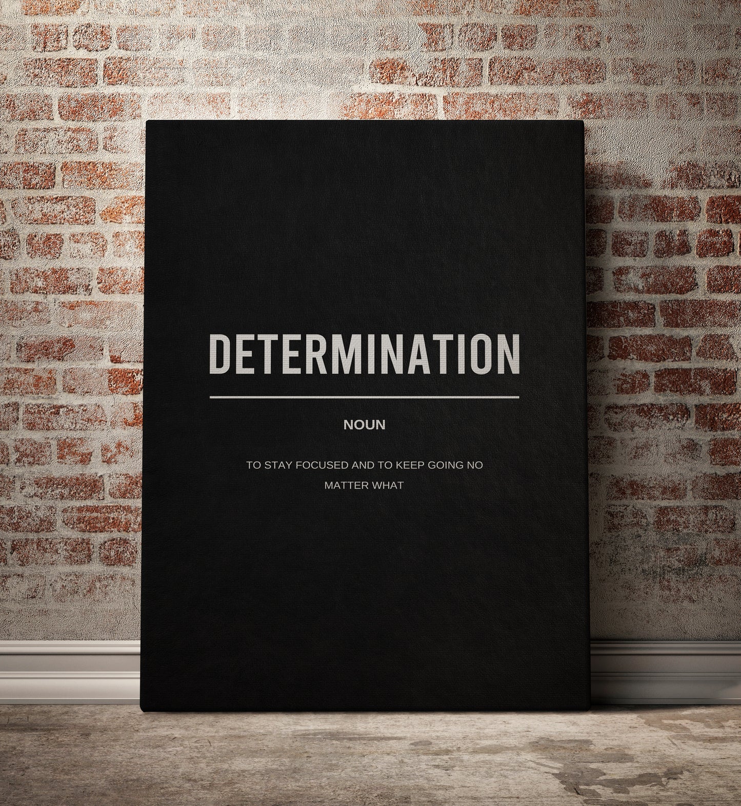 Determination Noun Canvas