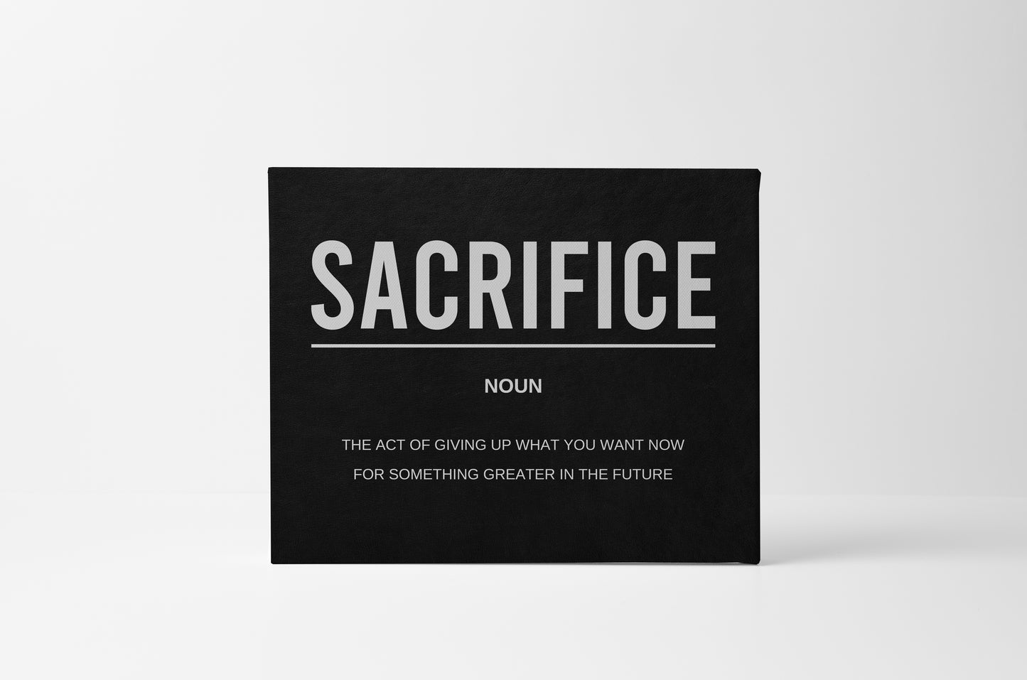 Sacrifice - Noun Canvas