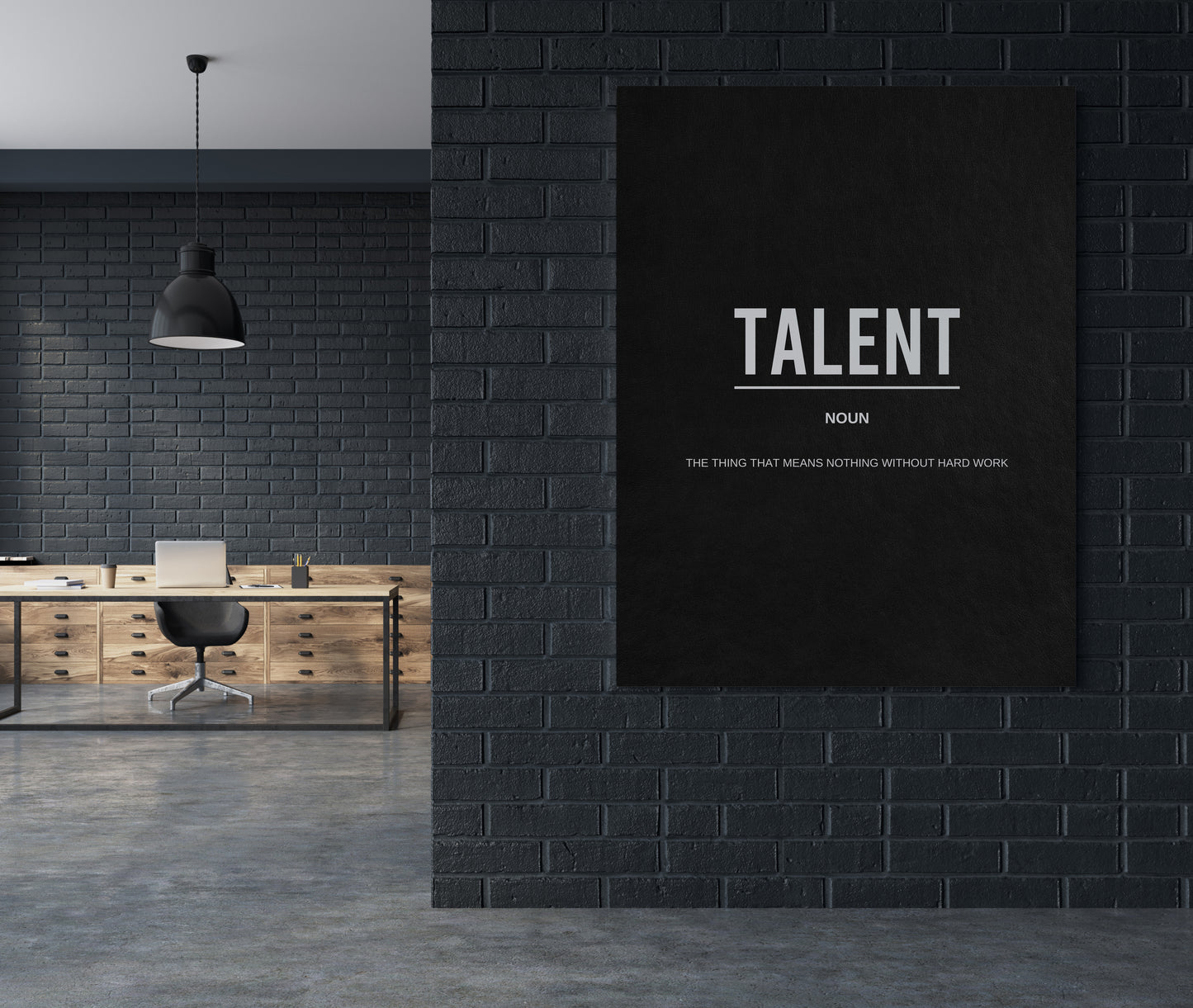 Talent - Noun Canvas