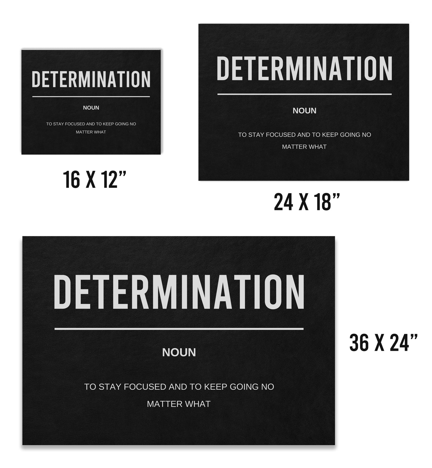 Determination Noun Canvas