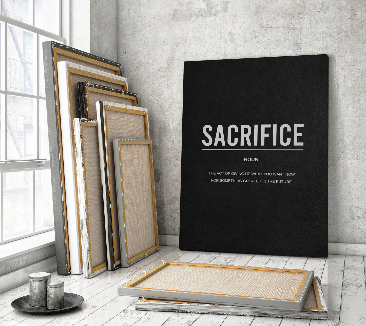 Sacrifice - Noun Canvas