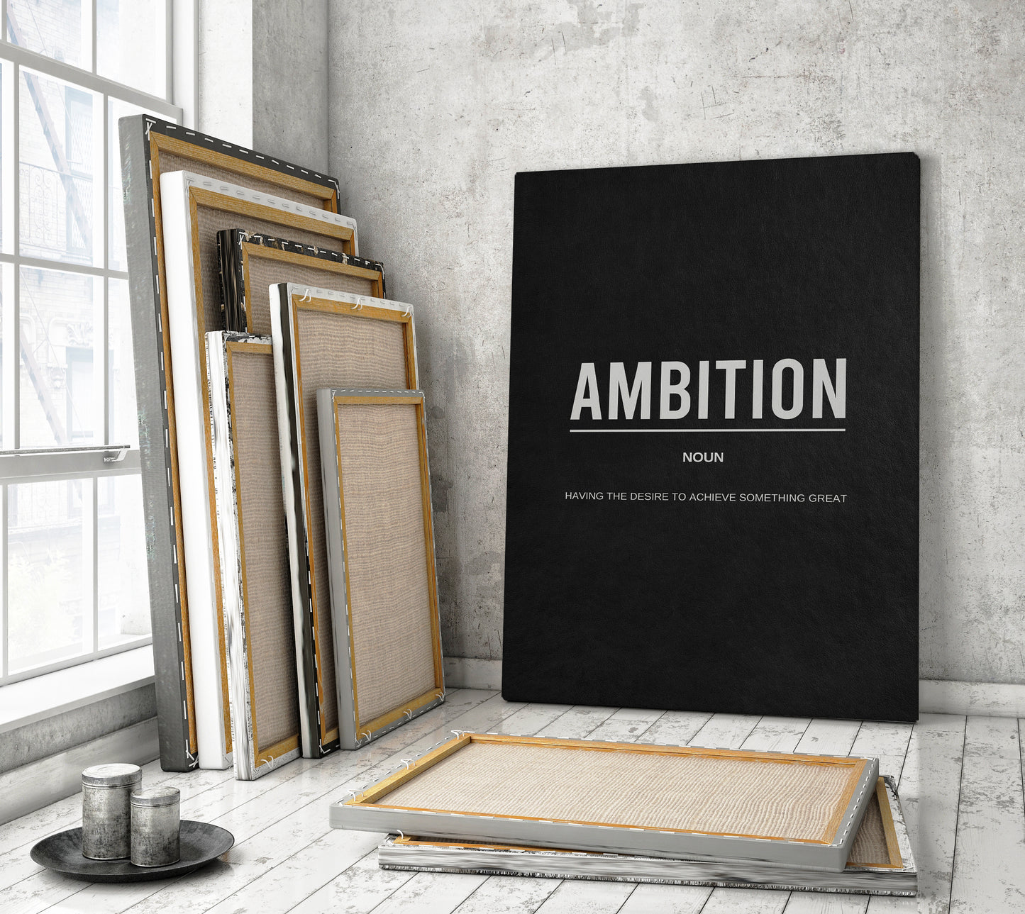 Ambition Noun Canvas