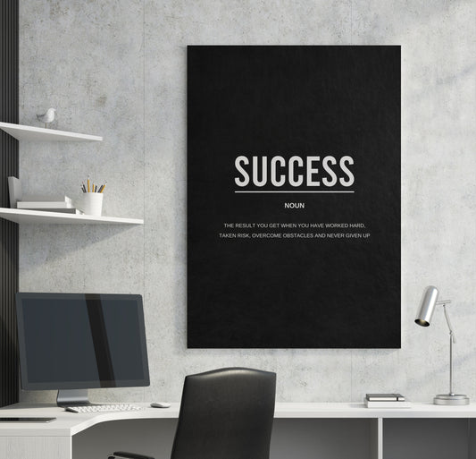 Success - Noun Canvas