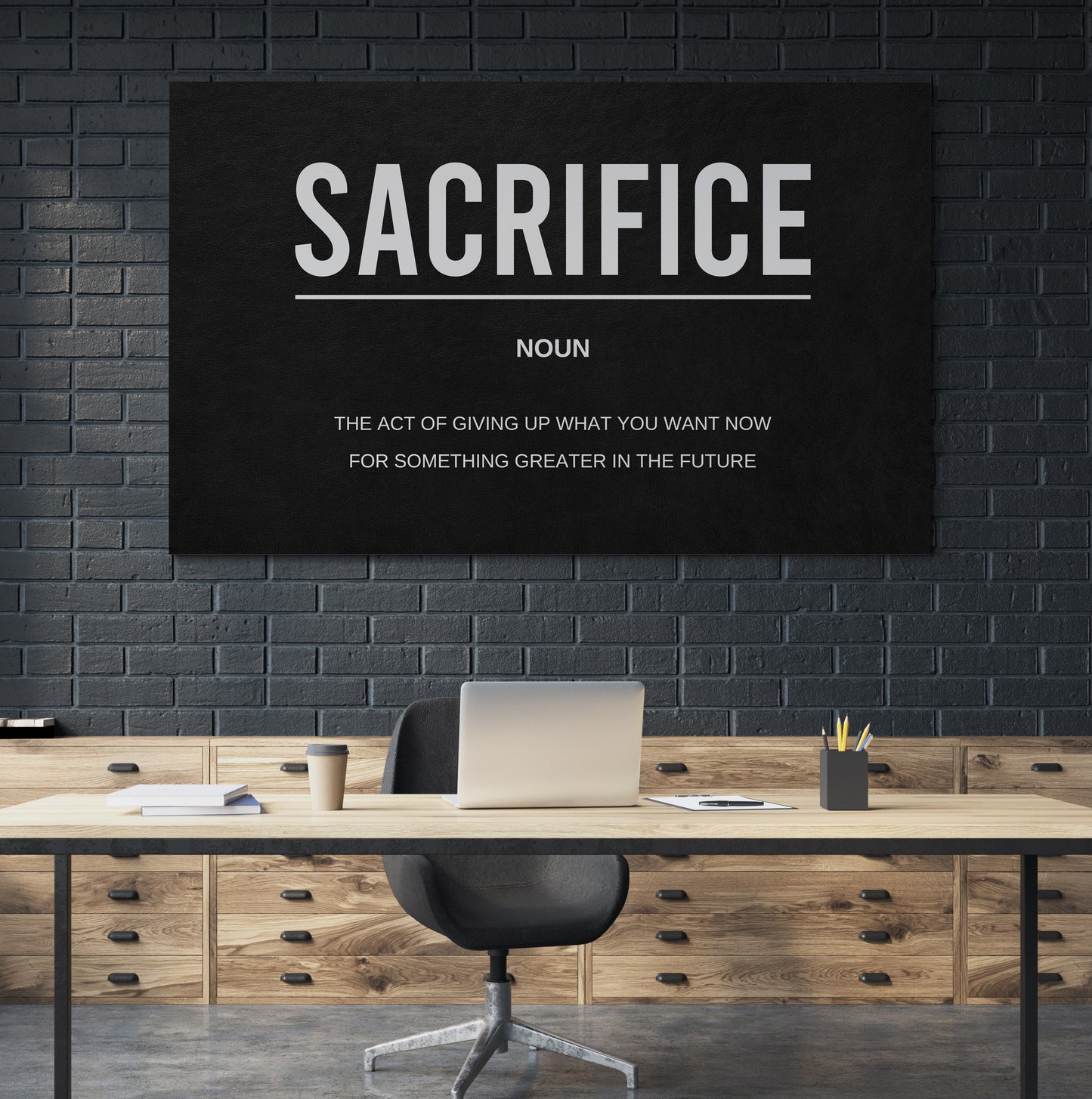 Sacrifice - Noun Canvas