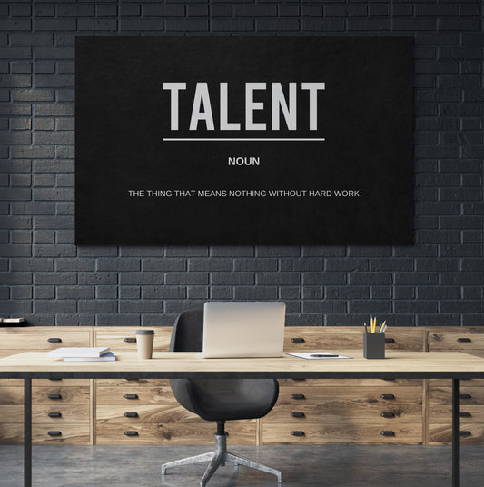 Talent - Noun Canvas