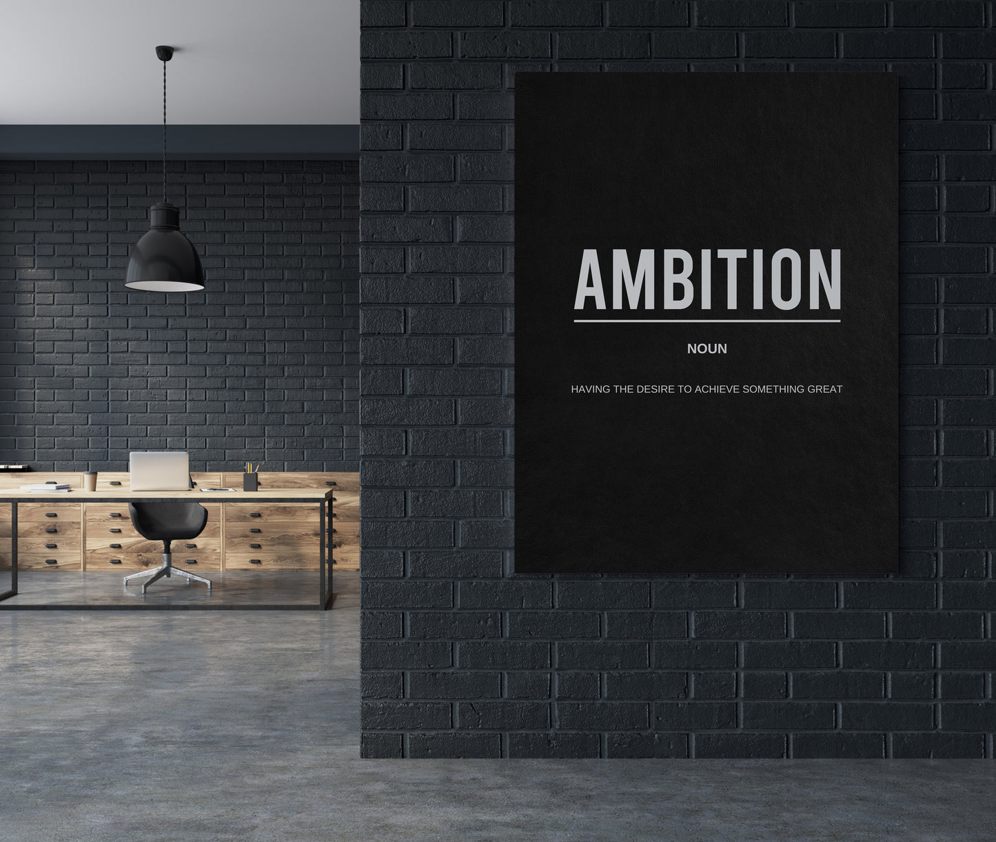 Ambition Noun Canvas