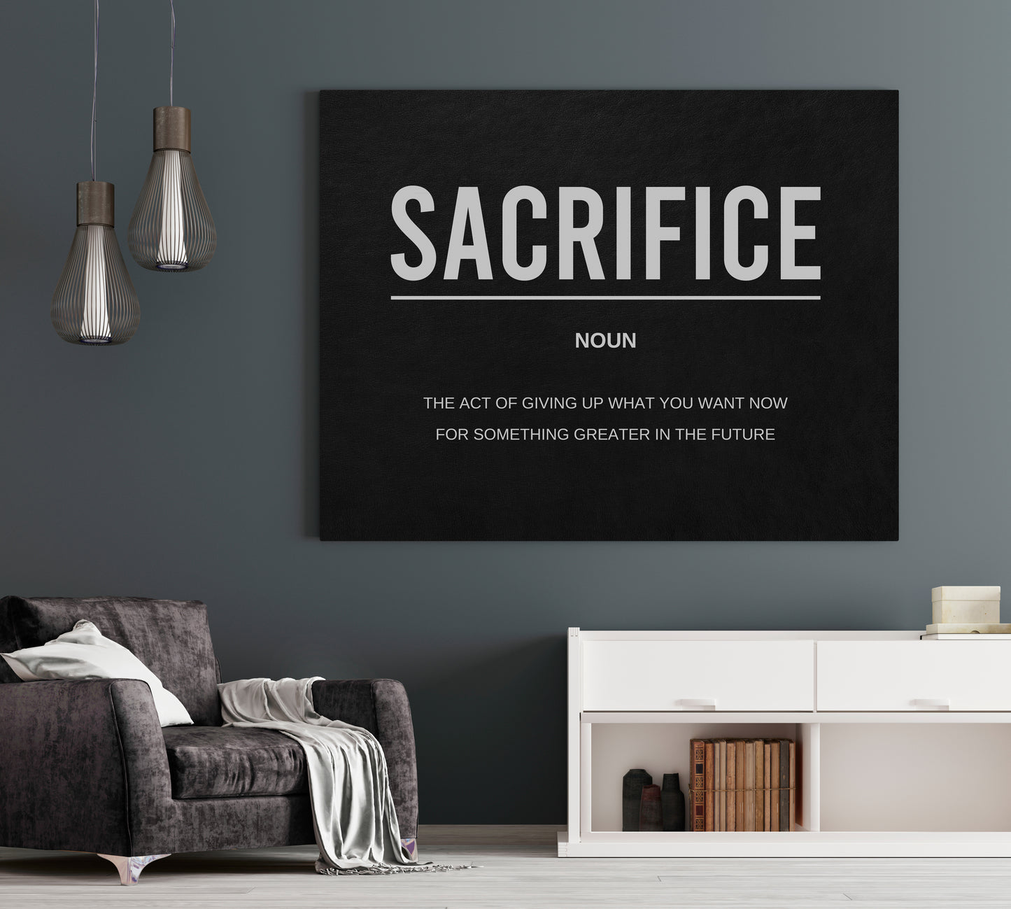 Sacrifice - Noun Canvas
