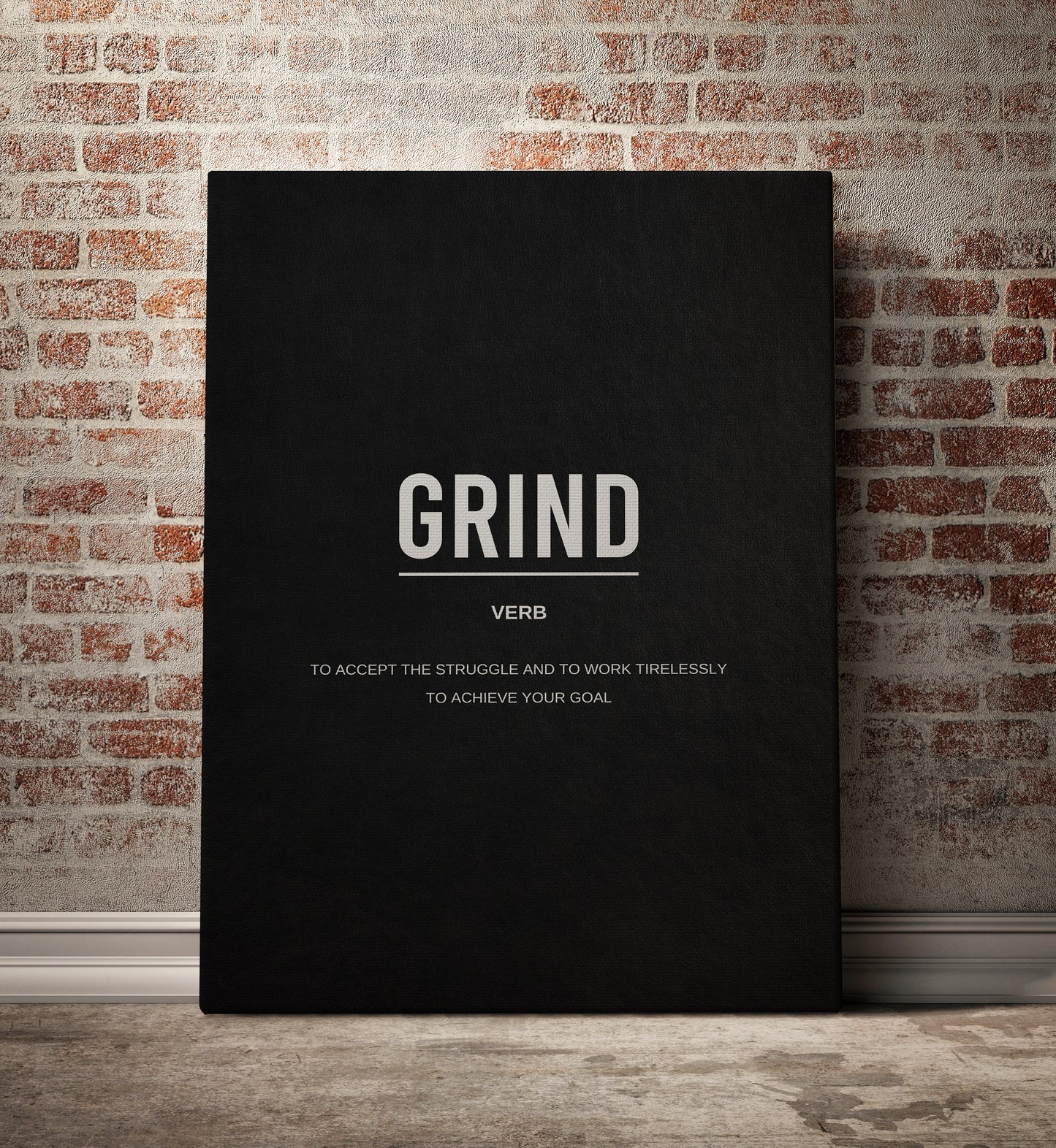 Grind - Verb Canvas