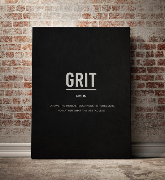 Grit Noun Canvas