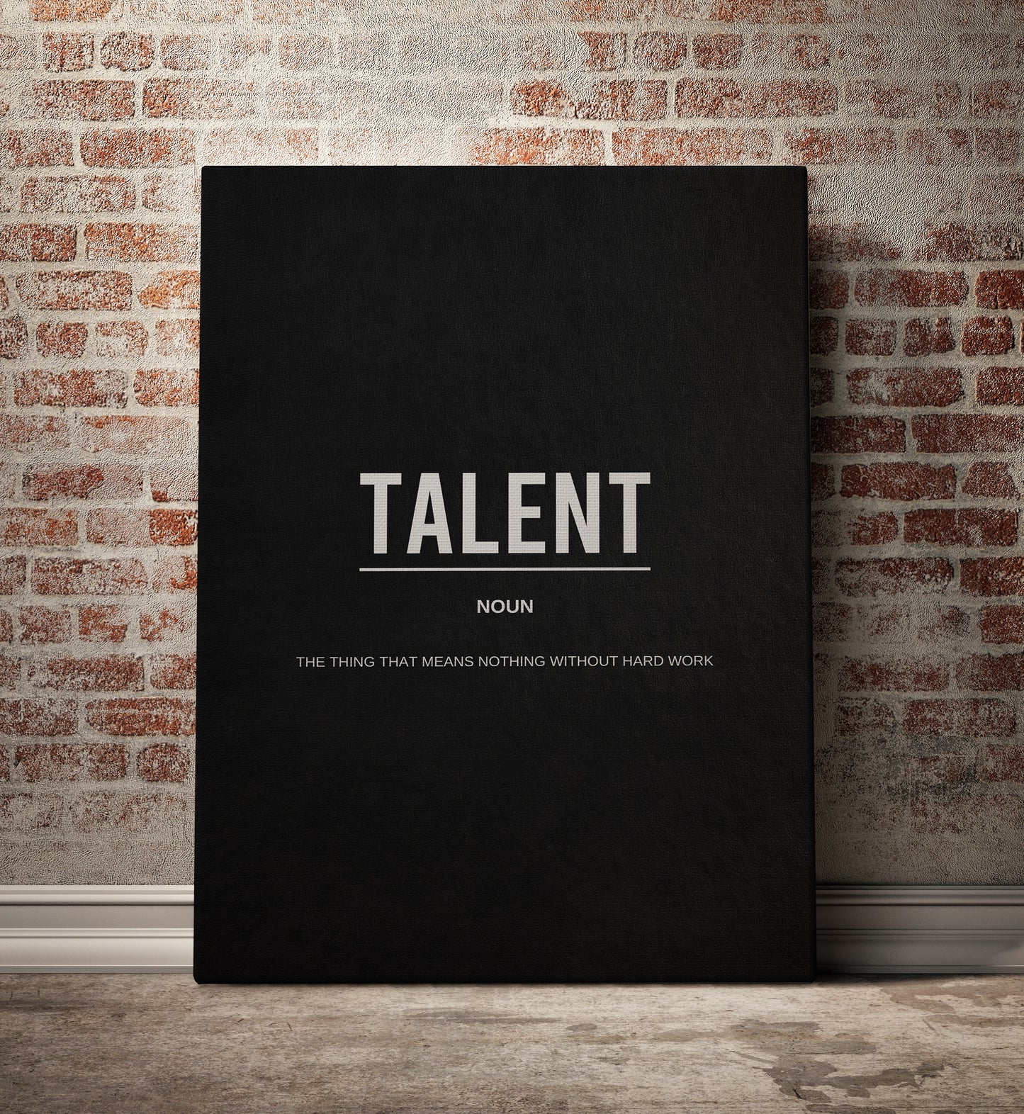 Talent - Noun Canvas