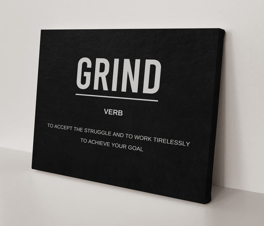 Grind - Verb Canvas