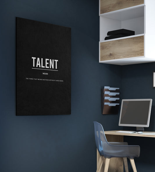 Talent - Noun Canvas