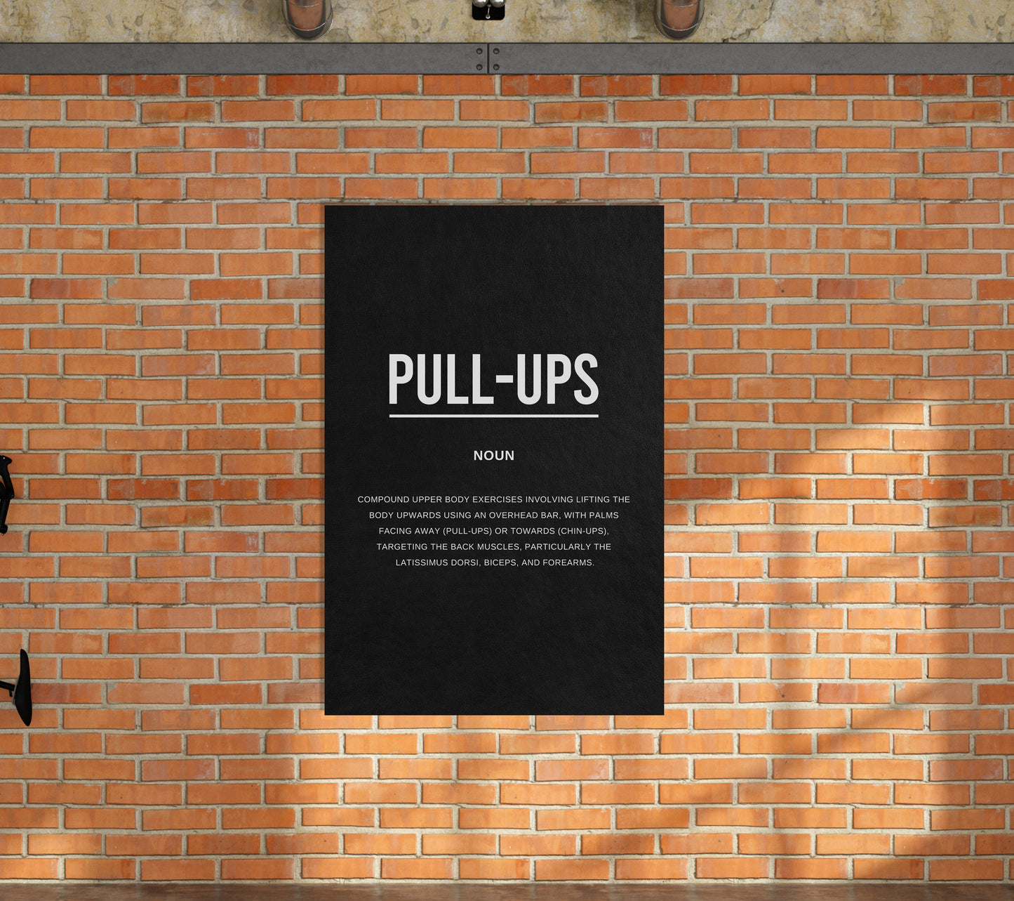 Pull Ups Gym Definition Canvas