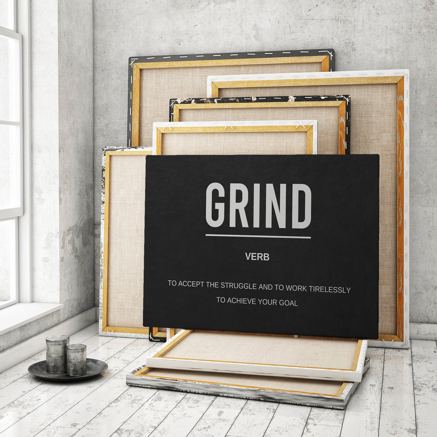 Grind - Verb Canvas