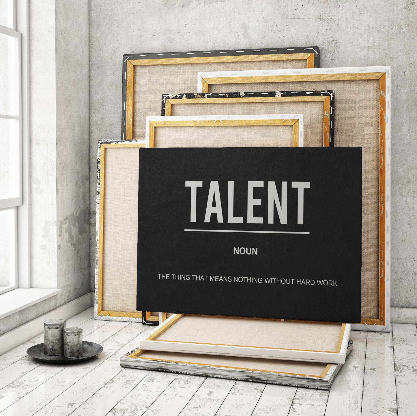 Talent - Noun Canvas