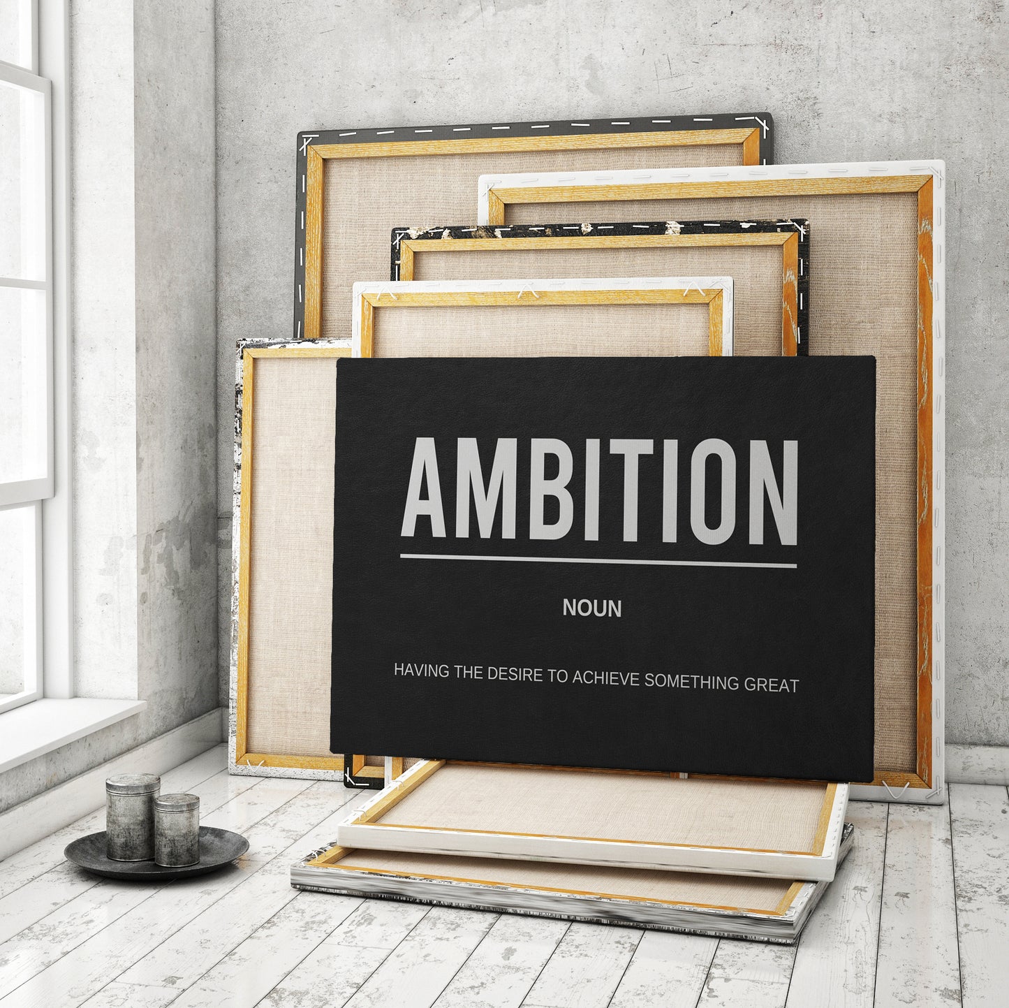 Ambition Noun Canvas