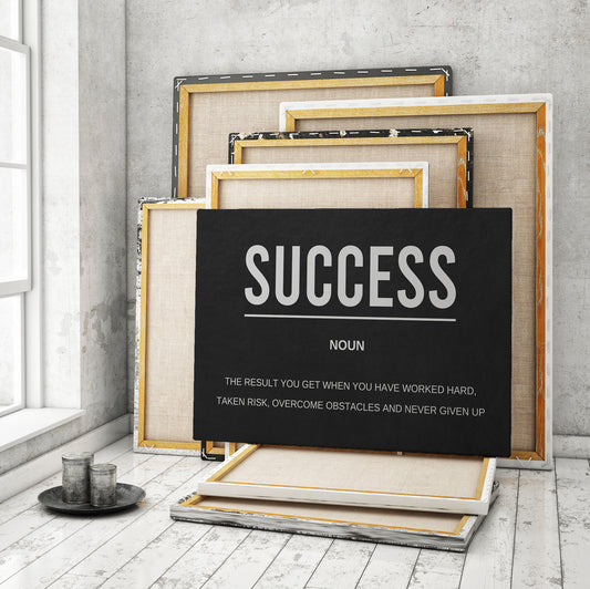 Success - Noun Canvas