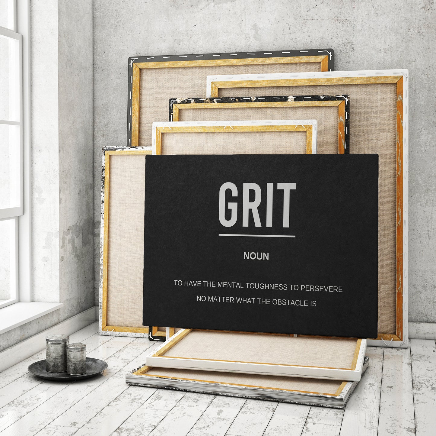 Grit Noun Canvas